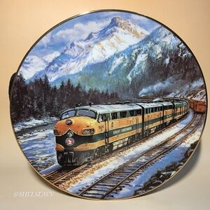 The Empire Builder by Ted Xaras 1991 Collector Plate Hamilton Collection